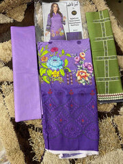 Digital Lawn 3 Piece | Elegant Embroidered Suits