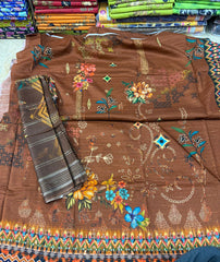 Digital Lawn 2 Piece | Elegant Printed Suits - Hurain Arts