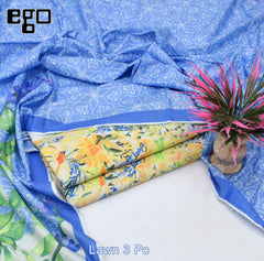 EGO 3 Piece | Trendy Printed Lawn Suits