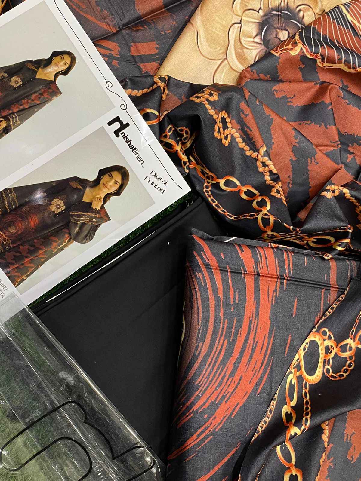 Nishat Linen 3 Piece | Digital Print Linen Collection