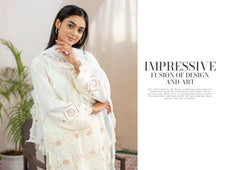 Agha Noor Chikan Kari | 3 Piece Embroidered Festive Suits