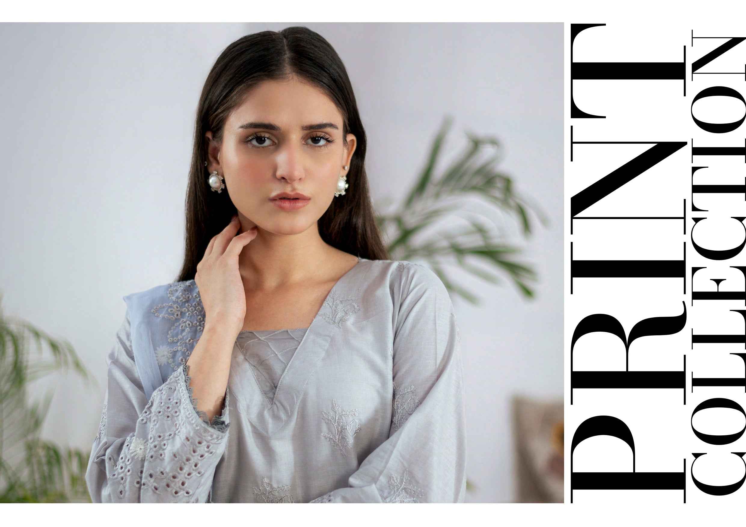 Agha Noor Chikan Kari | 3 Piece Embroidered Festive Suits