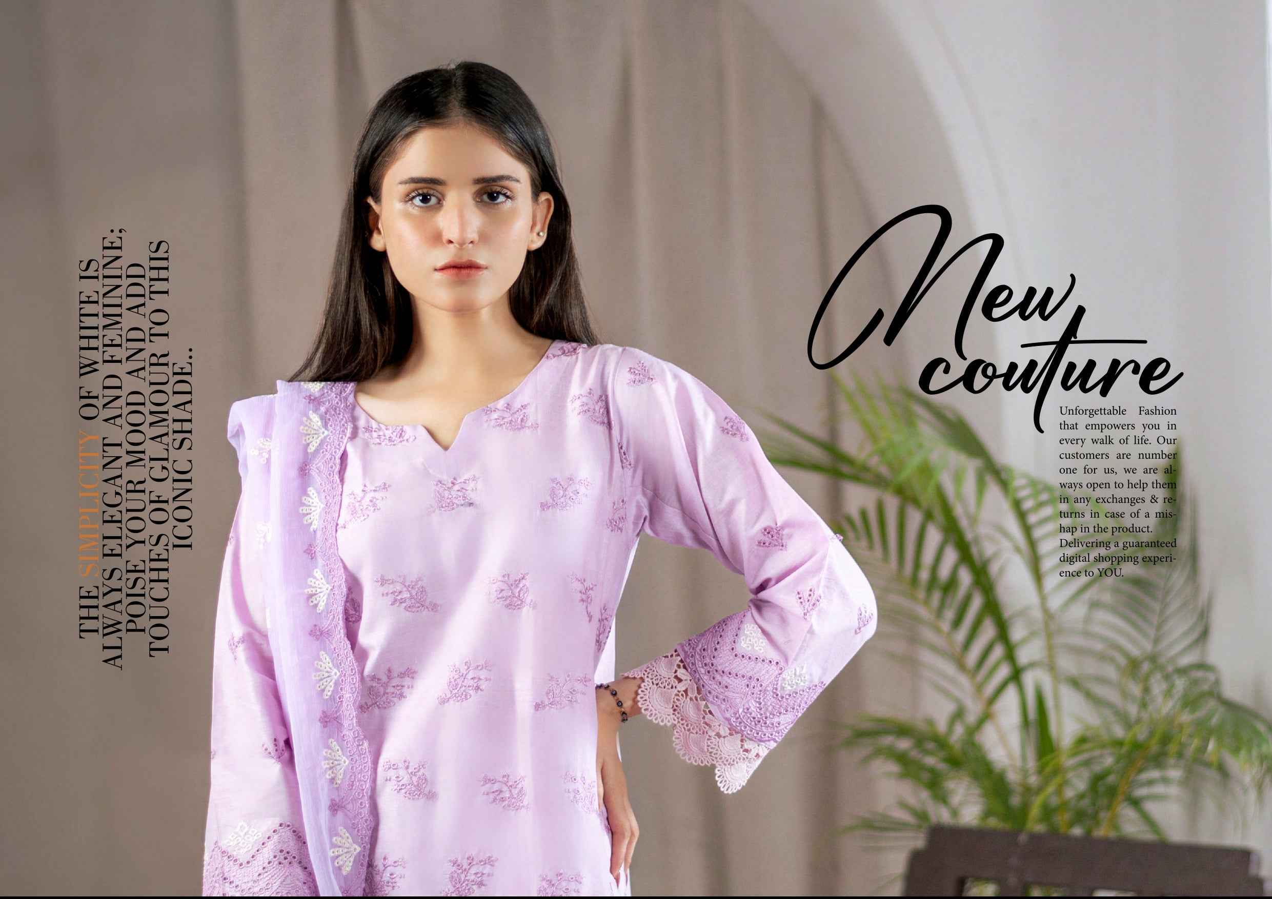 Agha Noor Chikan Kari | 3 Piece Embroidered Festive Suits