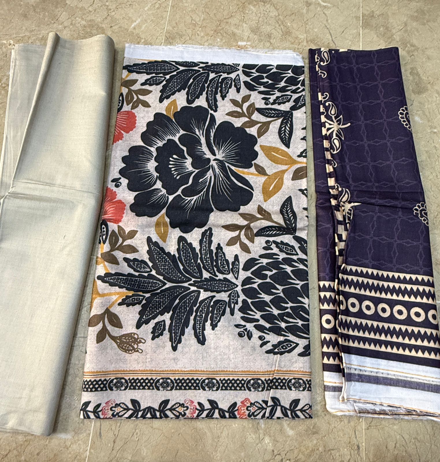 Mix Brand 3 Piece | Premium Lawn Collection - Hurain Arts