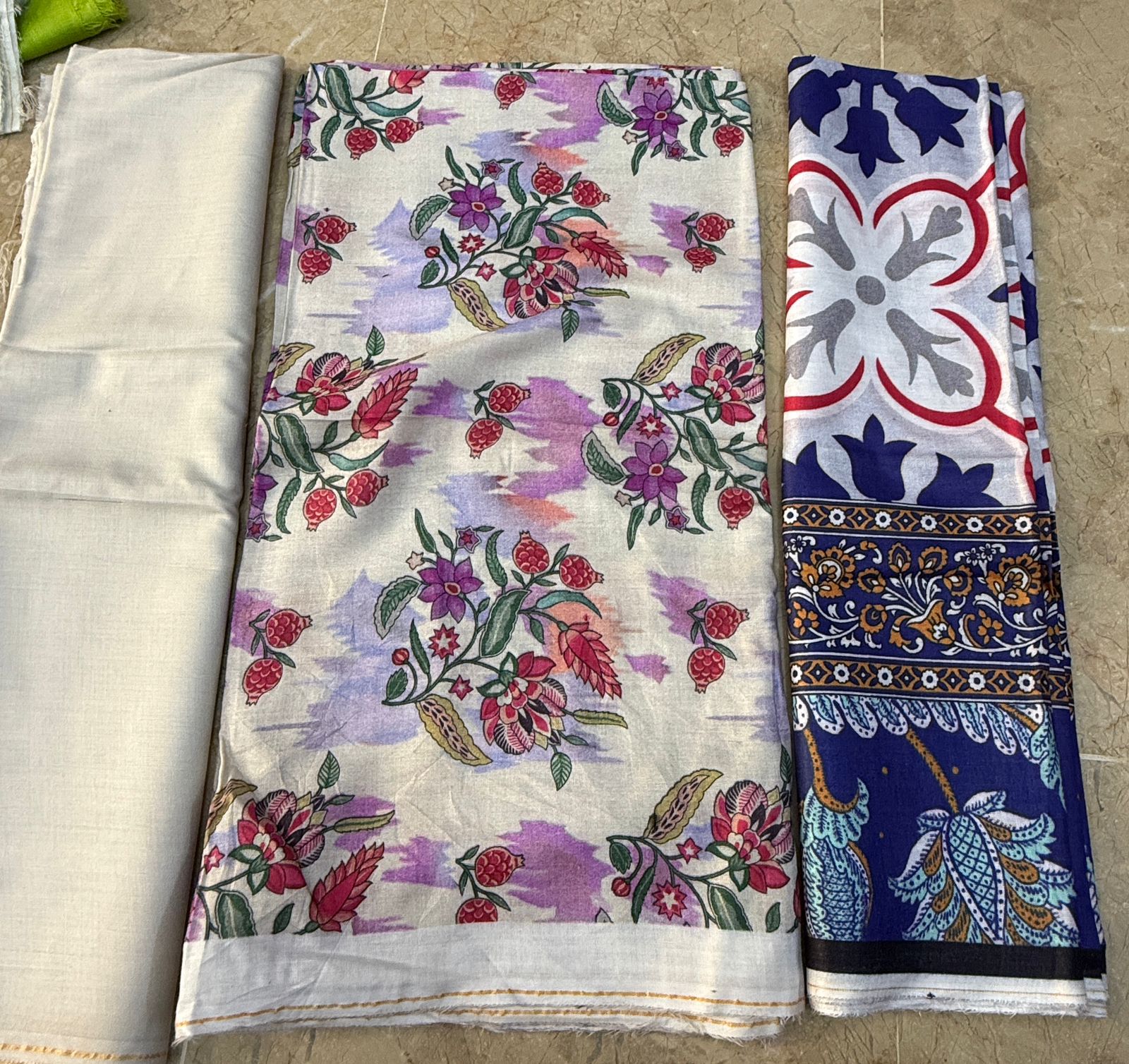 Mix Brand 3 Piece | Premium Lawn Collection - Hurain Arts