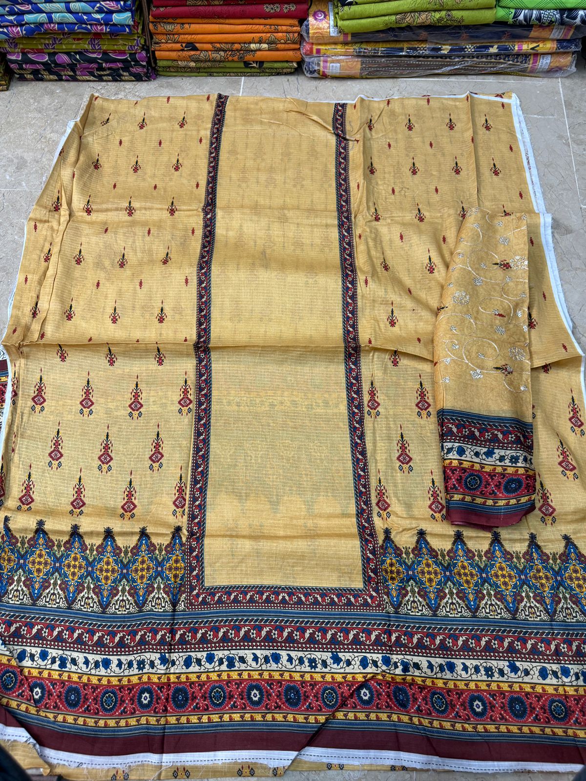 Digital Lawn 2 Piece | Elegant Printed Suits - Hurain Arts