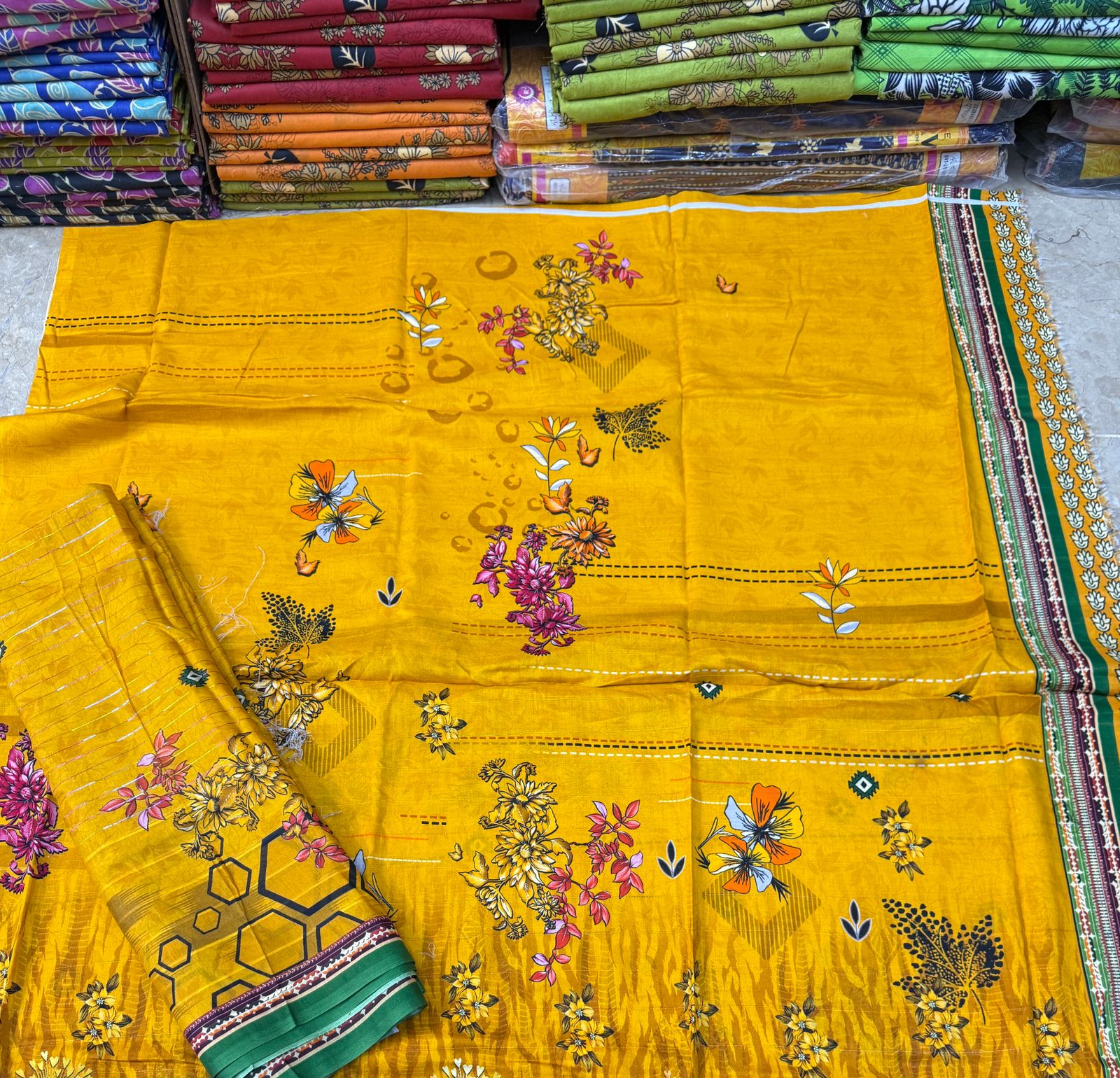 Digital Lawn 2 Piece | Elegant Printed Suits - Hurain Arts