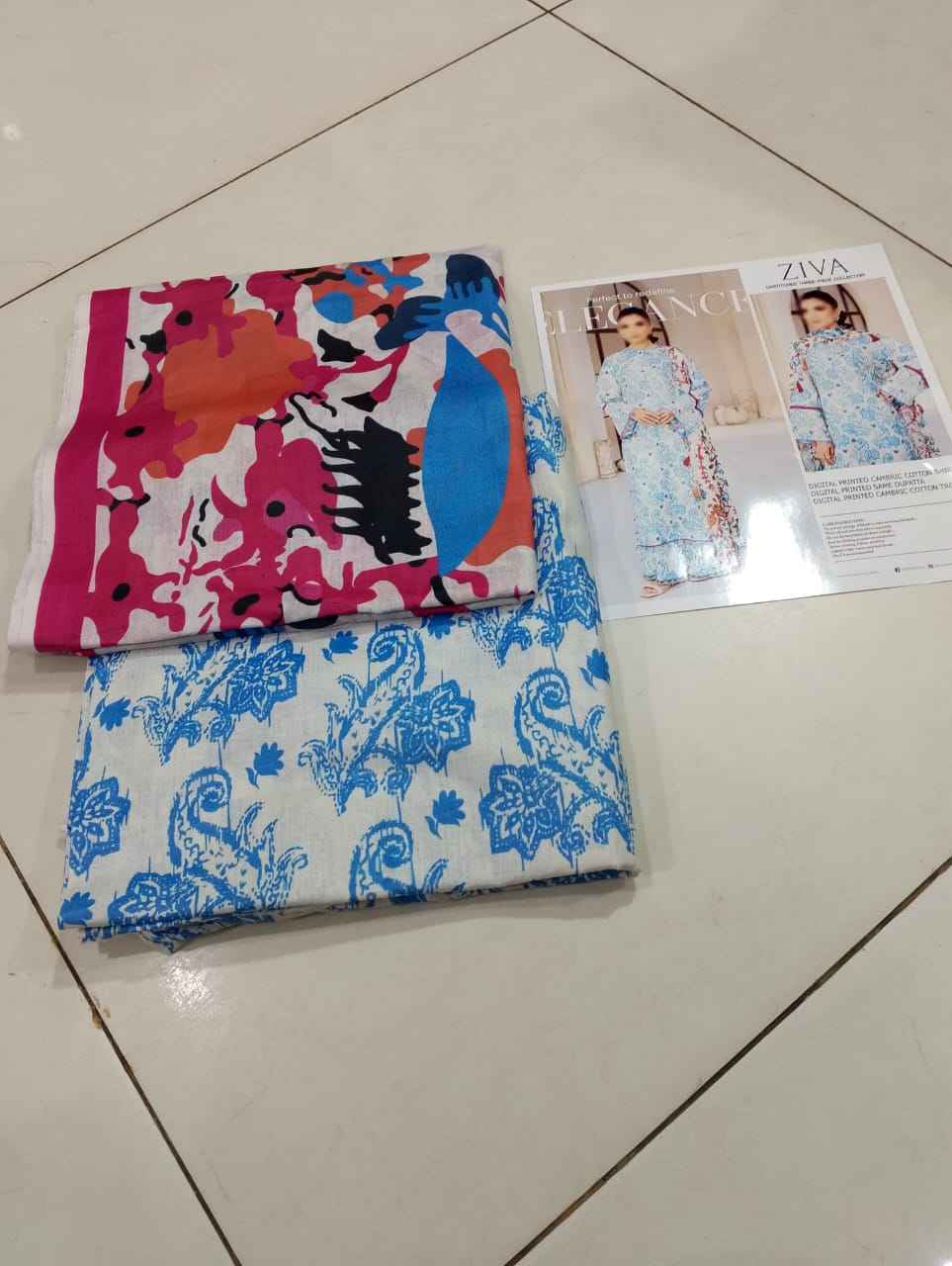 Ziva 3 Piece | Elegant Printed Lawn Suits