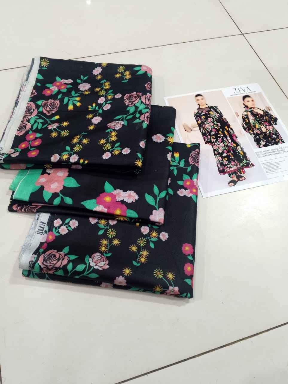 Ziva 3 Piece | Elegant Printed Lawn Suits