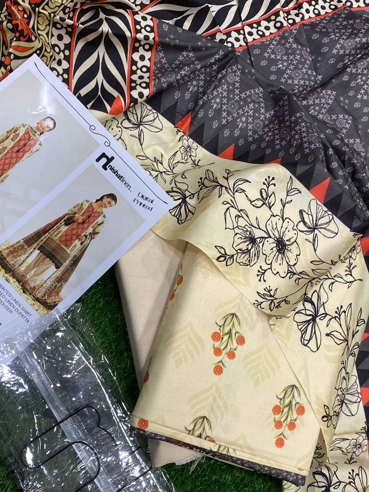 Nishat Linen 3 Piece | Digital Print Linen Collection
